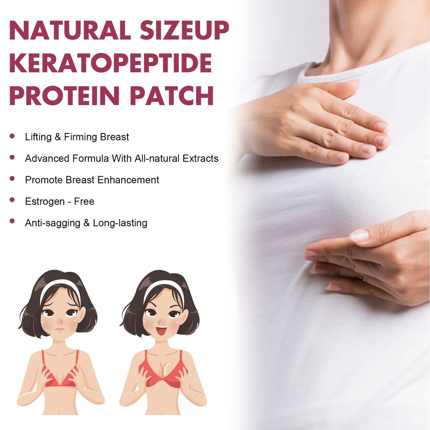 Women Breast enhancer Lifting Patch (Pack of 4)
