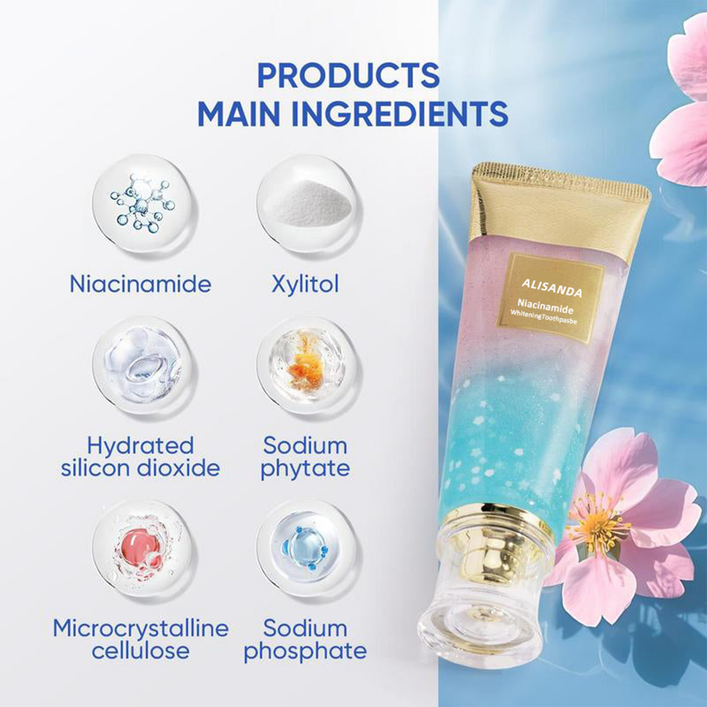 Nicotinamide Whitening Toothpaste 【New Packaging & Powerful Formula Upgrade】