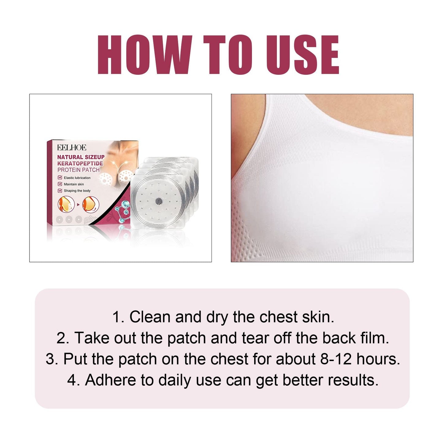 Women Breast enhancer Lifting Patch (Pack of 4)