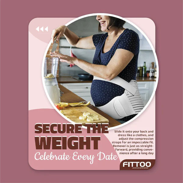 Pregnancy Back Support Belt | Supports Child Weight & Relieve Back Pressure
